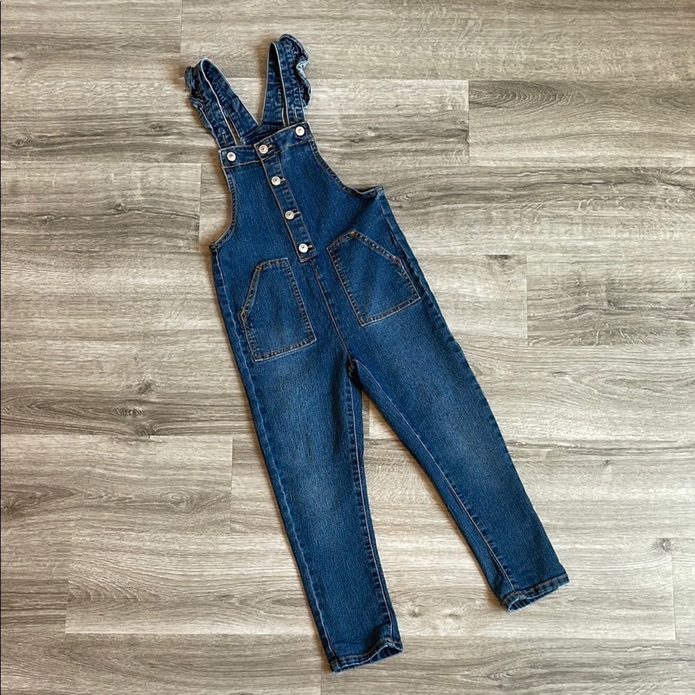 Wonder Nation toddler girls denim overalls